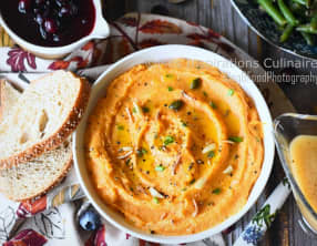 Purée de patates douces crémeuse