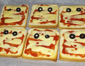 Toast Momie d'Halloween