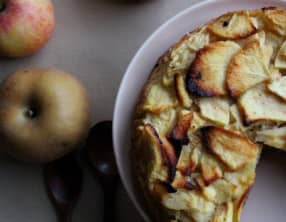 Gâteau invisible aux pommes