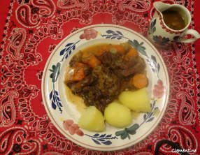 Joue de bœuf à la bière brune