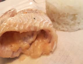 Filet de merlan, sauce crémeuse au whisky