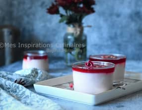 Crème au lait a la grenade