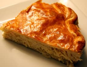 Tourte à la choucroute aux lardons et fromage