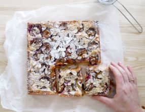 La tarte aux prunes ultra fondante