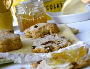 Scones raisins cranberries