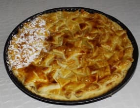 Tarte étoilée aux pommes