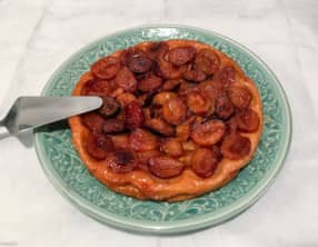 Tarte tatin de prunes