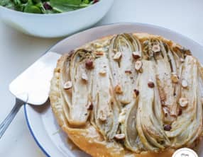 Tatin d'endives au Bleu d'Auvergne