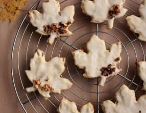 Sablé aux noix de pécans et sirop d'érable