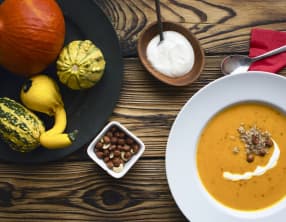 Potages alcalins savoureux en cuisson douce