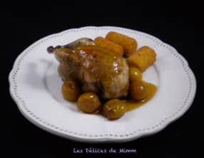 Cailles aux mirabelles