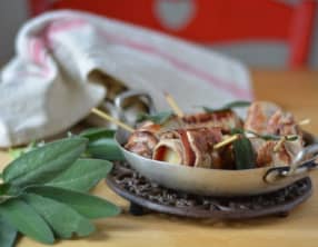 Saltimbocca de veau à la sauge et au Comté