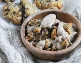 Nice cream aux éclats de cookies
