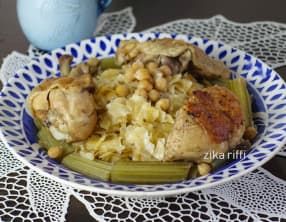 Petits carrés de pâtes faites maison