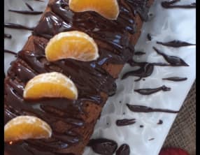Gâteau roulé chocolat clémentines