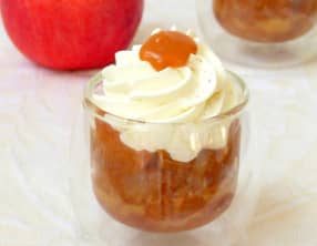 Fontainebleau aux pommes caramélisées