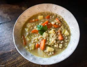 Minestrone d’orge perlé