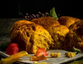 Pain brioché à la patate douce