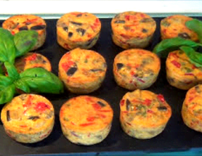 Tartelettes salées de légumes