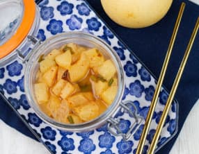 Bae Kaktugi ou poires pimentées en lacto-fermentation