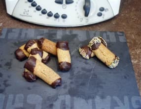 Buchettes chocolat et café au thermomix, préparés en 15 minutes.