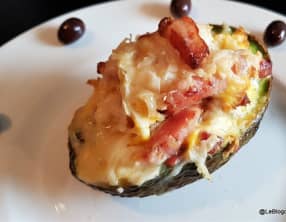 Avocat farci et gratiné
