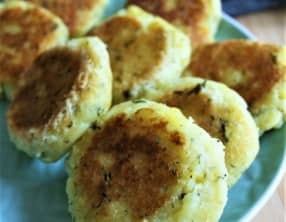 Croquettes de pommes de terre aux herbes aromatiques