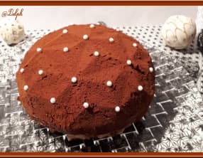 Gâteau Diamant chocolat praliné