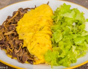 Omelette aux chanterelles
