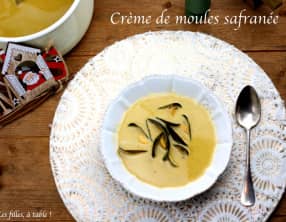 Crème de moules safranée