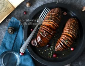Patates douces à la suedoise façon hasselback