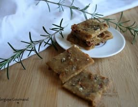 Crackers aux tomates séchées