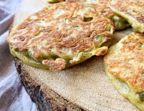 Pancakes d'aubergine