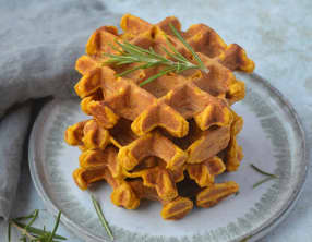 Gaufres carotte et potimarron