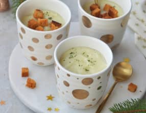 Velouté de panais et topinambours à la vanille