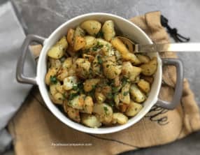 Topinambours sautés à l’ail et persil