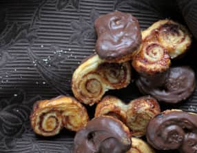 Palmiers feuilletés cannelle et chocolat