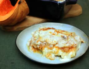 Lasagnes au potiron et au chèvre