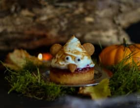 La tarte au chocolat meringuée pour Halloween
