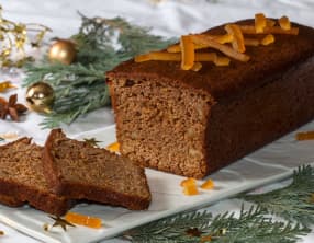 Pain d'épices aux oranges confites et rhum