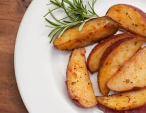 Pommes de terre au four à l’ail et au parmesan