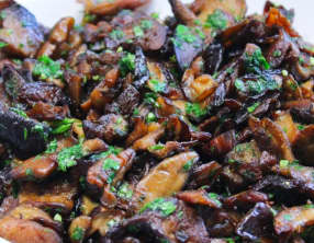 Cèpes en Persillade