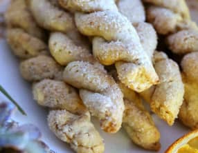 Biscuits torsadés à l'huile d'olive