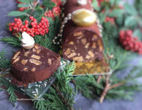 Bûche au chocolat en 15 minutes chrono