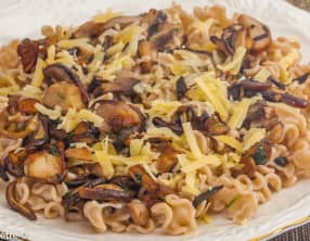 Pâtes aux cèpes et à la truffe