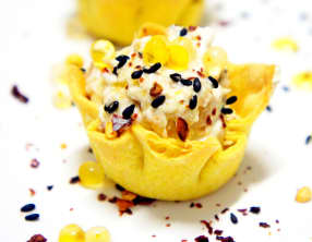 Mini coupelle épicée à la crème de homard