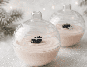 Panna cotta de tarama en verrines