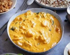 Curry de crevettes à l'indienne