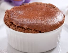 Soufflé au chocolat léger