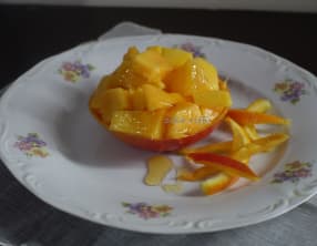 Salade de mangue au miel pur